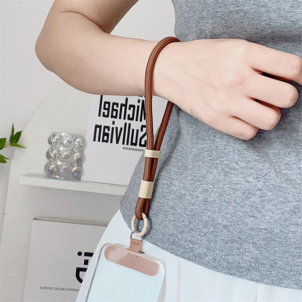 for Mobile Phone Adjustable Short Lanyard Universal Colorful Hand Wrist Strap Rope for Cell Phone Case Accessories