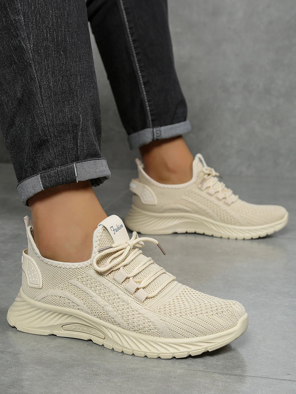 Women’s Casual Fly-Weaving Sneakers (SA1806) — Lightweight, Breathable Lace-Up | Fall 2025 Trend