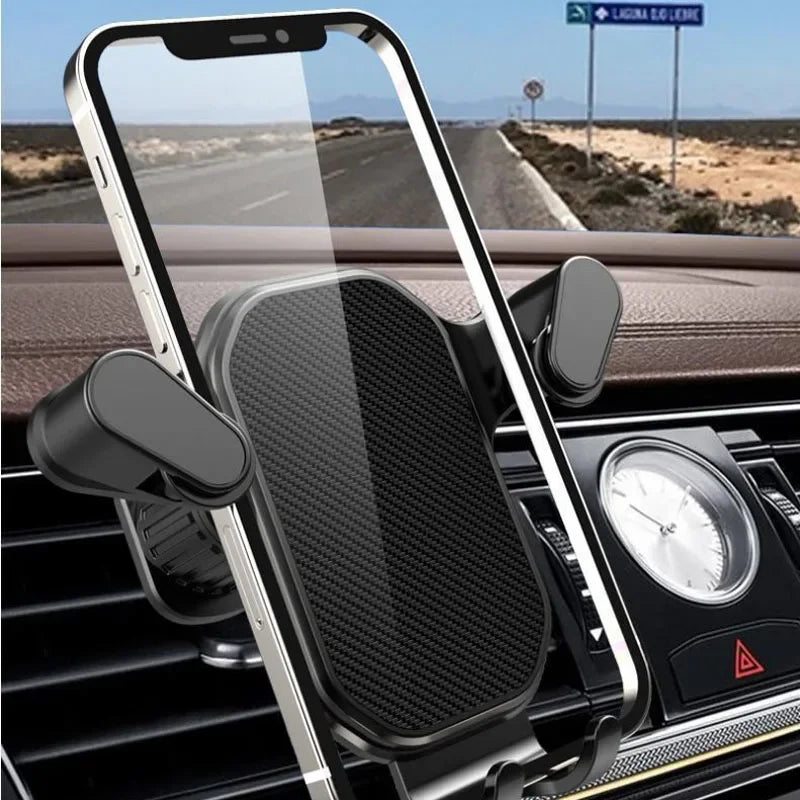 Universal Car Phone Holder with Ventilation Hook for 360 Degree Rotation Installation Anti Shake Supports All Phone Xiaomi