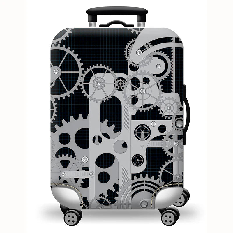 Hot Thick Elastic World Luggage Protective Cover Zipper Suit for 18-32 Inch Bag Suitcase Covers Trolley Cover Travel Accessories