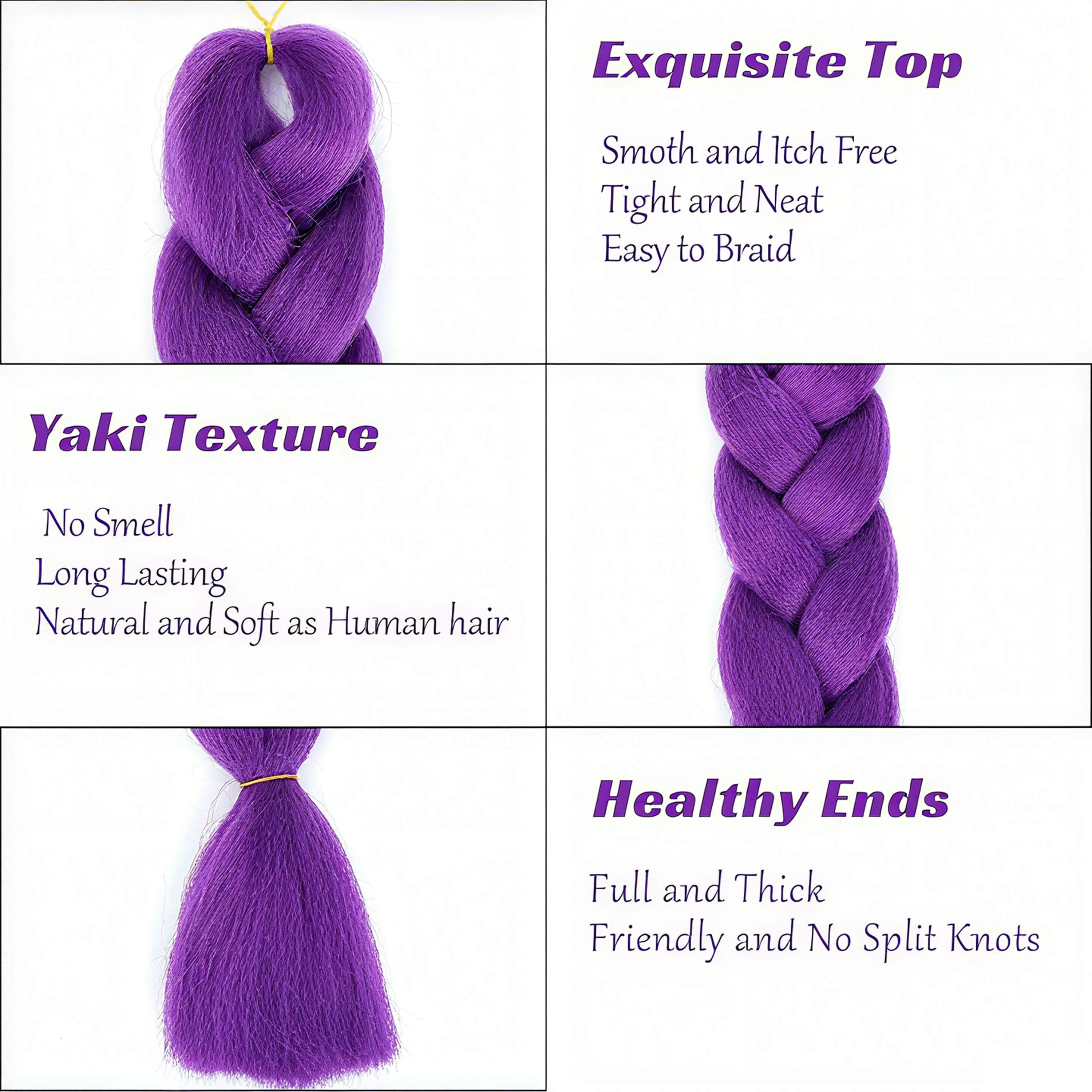 Wigundle Jumbo Braiding Hair Extension 82Inch High Temperature Synthetic Braid For Women Twist Box Braids Crochet Hair