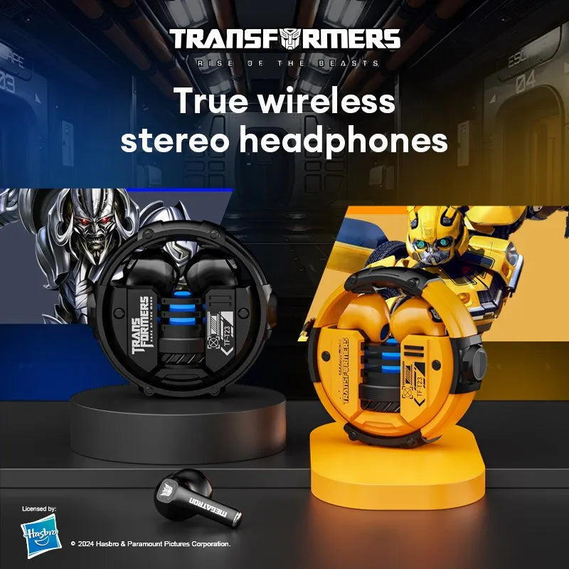 TRANSFORMERS TF-T23 TWS Earbuds — Bluetooth 5.4 Gaming Earphones