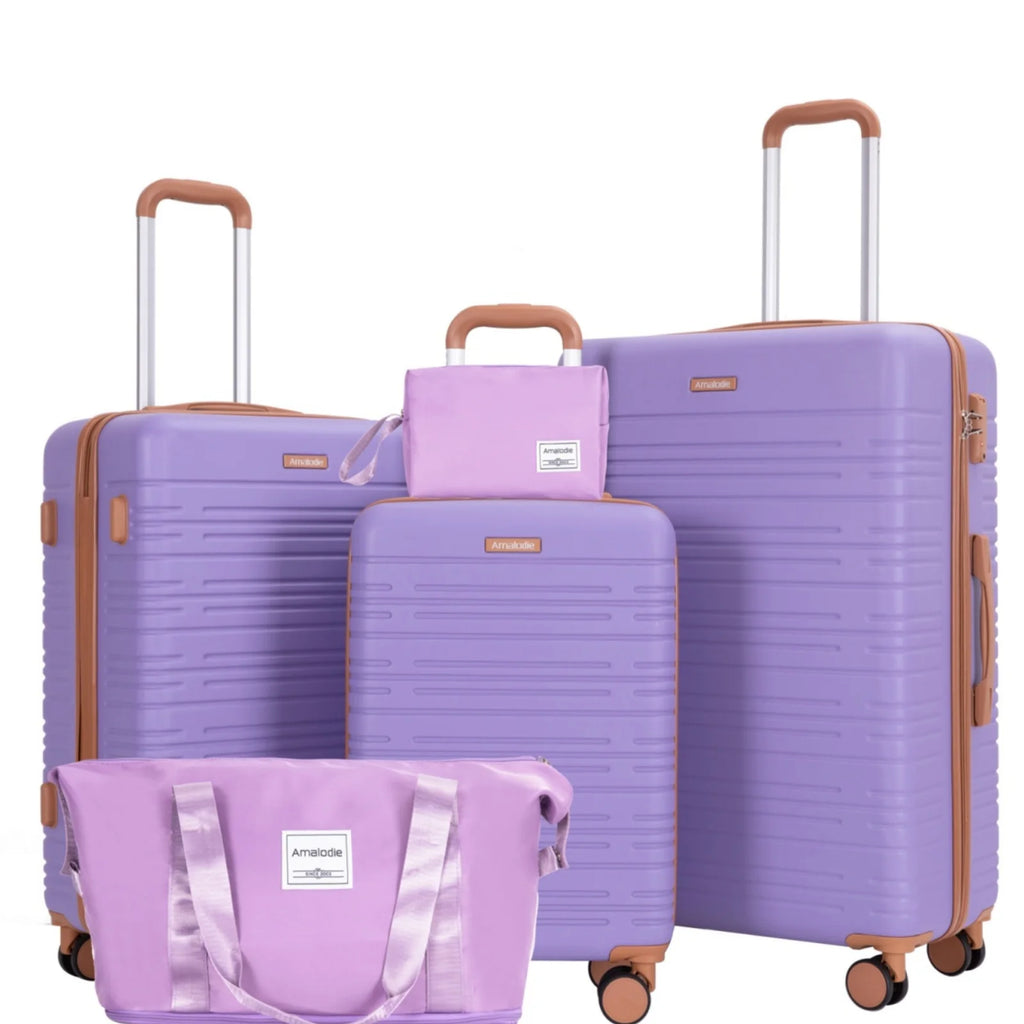 Luggage Sets 3-Piece Suitcases with Double Spinner Wheel,Suitcase Set ABS Hard Case Luggage with TSA Lock