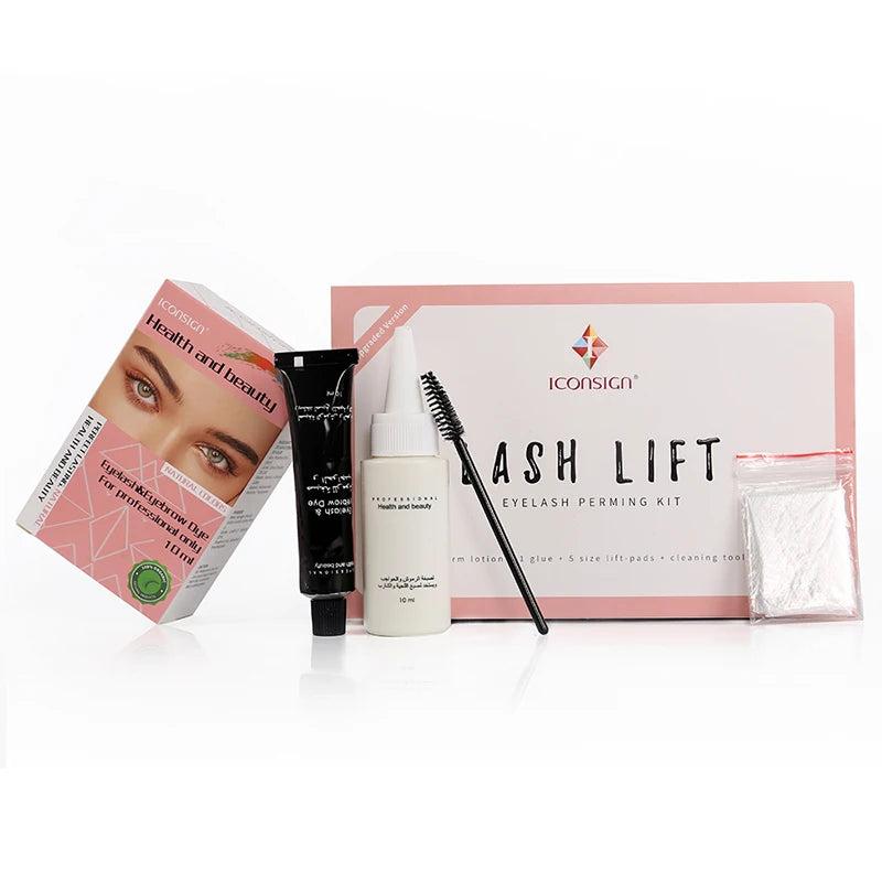 ICONSIGN Upgrade Version Lash Lift Kit and Lash Brow Dye Tint Kit Lifting Eyelash Brow Dye Mascara Eye Makeup Tools Dropshipping