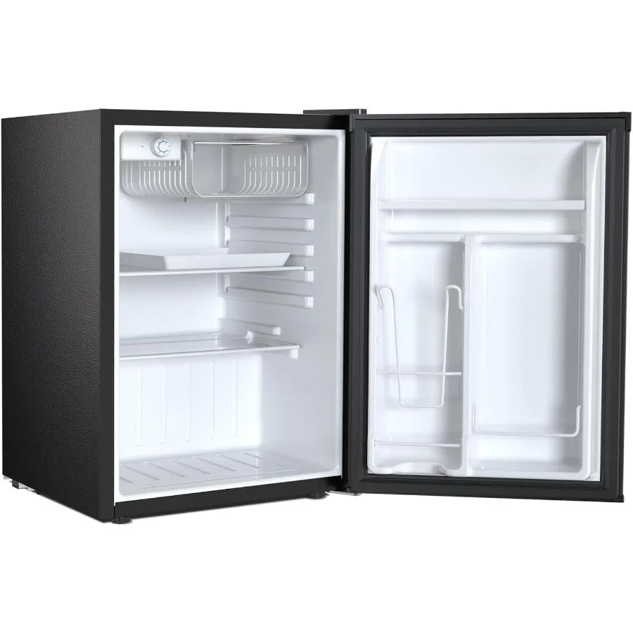 2.56 Cu.Ft. Mini Fridge with Freezer for College Dorm Office Bedroom Apartment Compact Refrigerator with Adjustable Thermostat