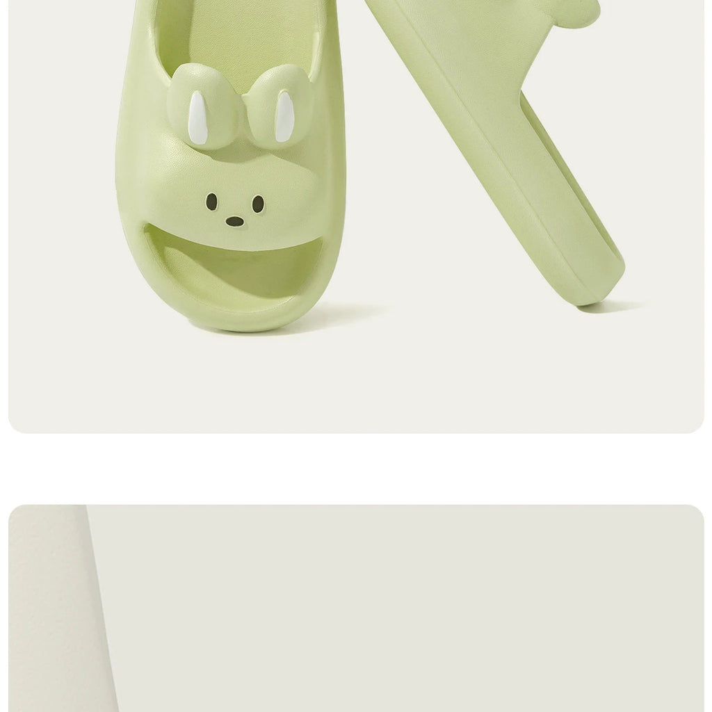 Pillow Rabbit Slippers for Women and Men | House Slides Shower Sandals | Extremely Comfy | Cushioned Thick Sole