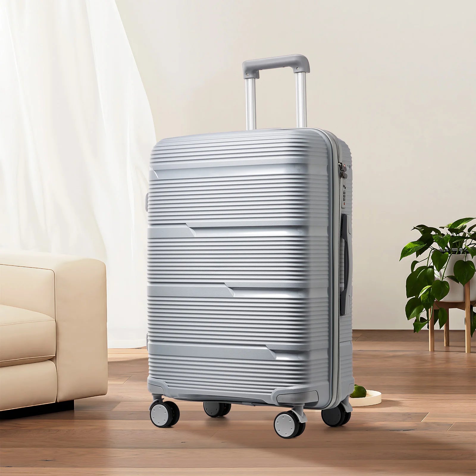 2024 New Design Travel Suitcase Rolling, Women Men Carry on Travel Trolley Case 20 Inch, Boarding Cabin Luggage Suitcase 24 28''