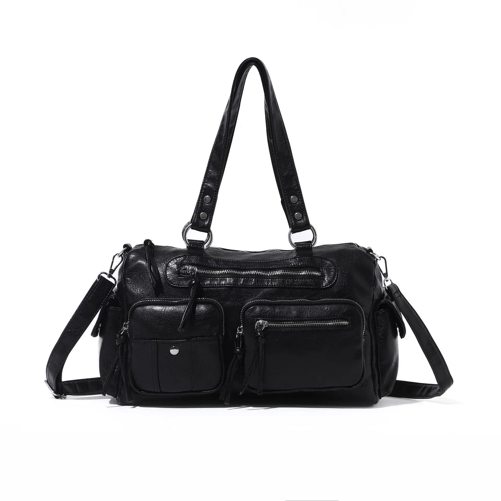 Venn Angel Women's Shoulder Bag Soft PU Handbg Fashion Tote Large Capacity Crossbody Shoulder Bag Snakeskin Handbag Purse