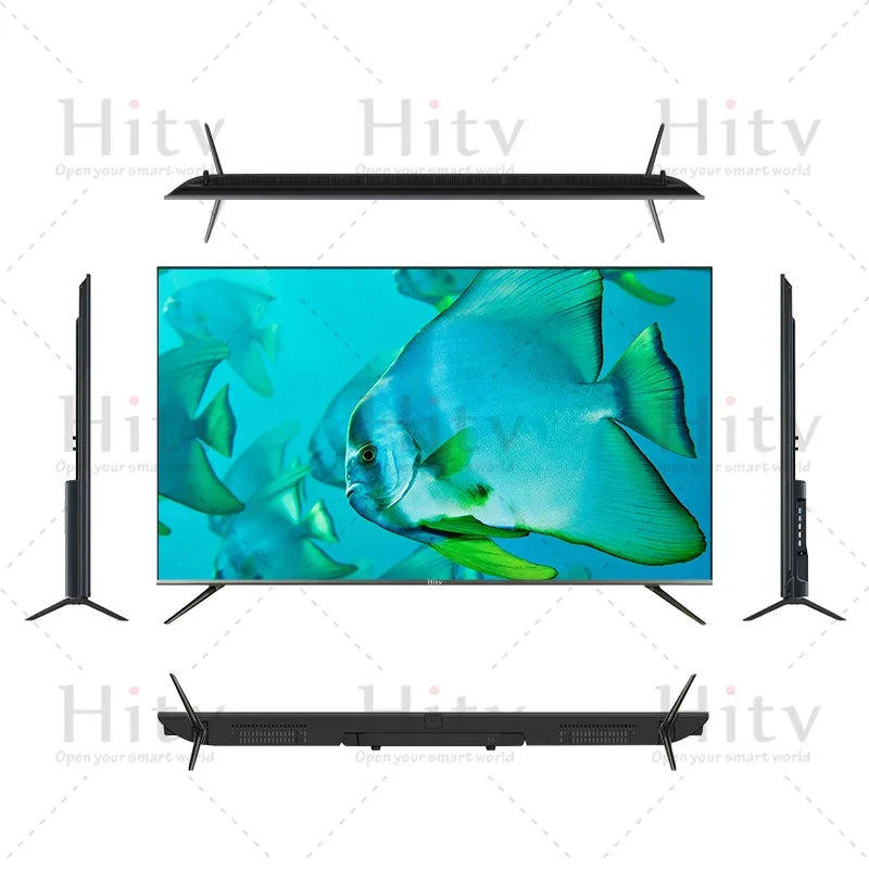 Bordeless 4K LED TV 40 Inch Full Screen Display Panel  Android WebOS Smart TV