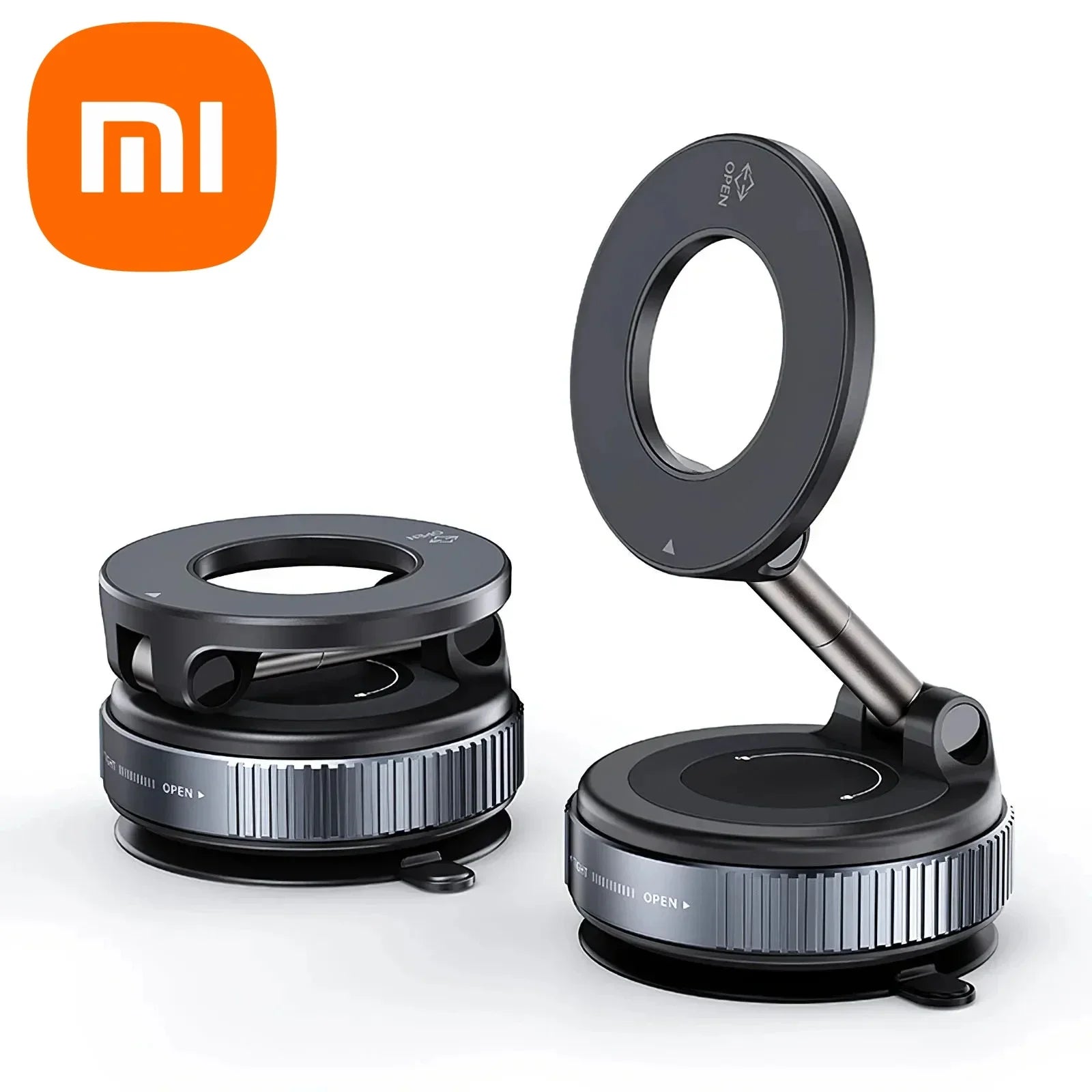 Xiaomi Super Strong Magnetic Phone Holder Foldable Design 360° Adjustable Vacuum Car Mount For Car Desk Bathroom Phone Holder