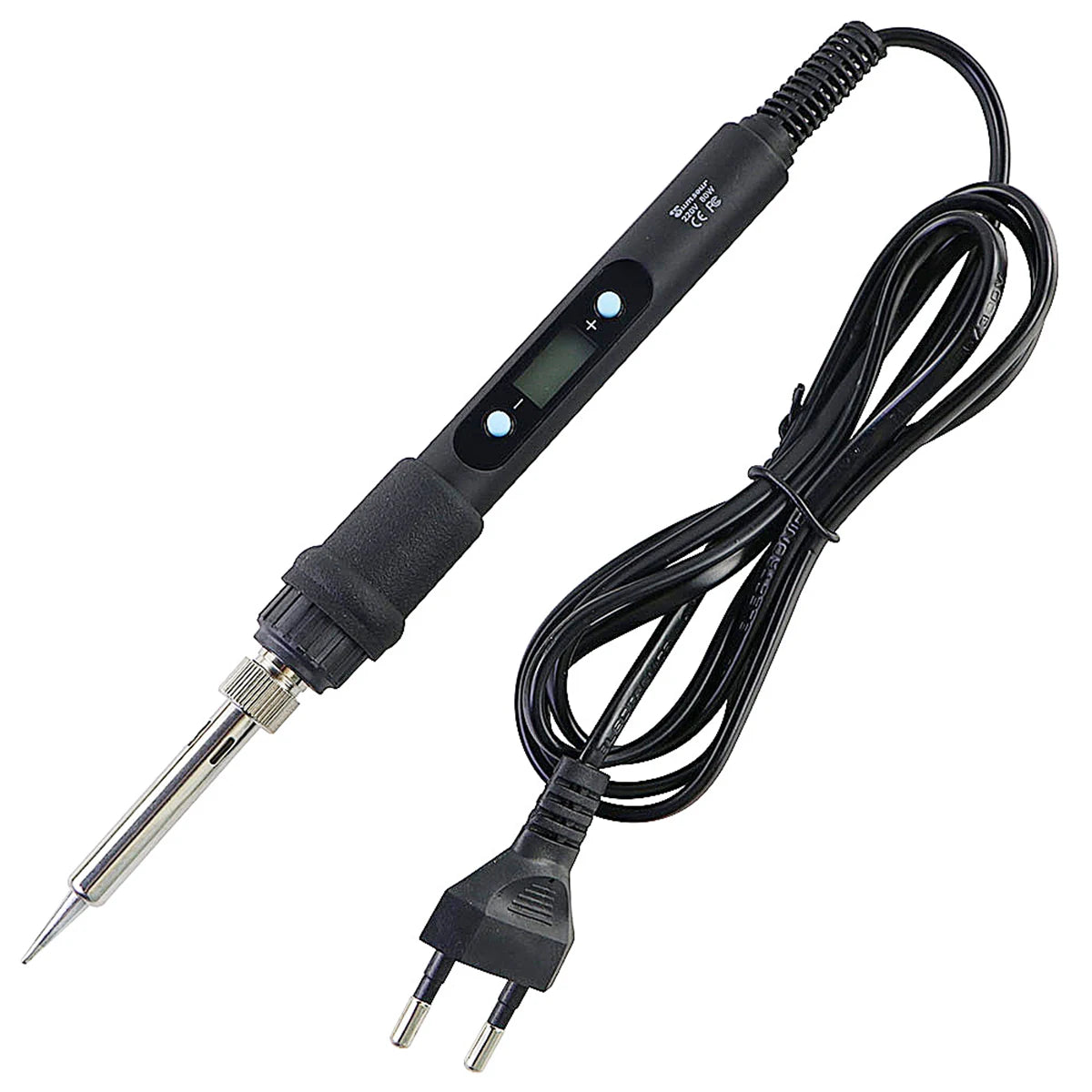 60W 80W Electric Soldering Iron LCD Digital Display Adjustable Temperature Welding Repair Tools 220V / 110V Solder Wire Tips