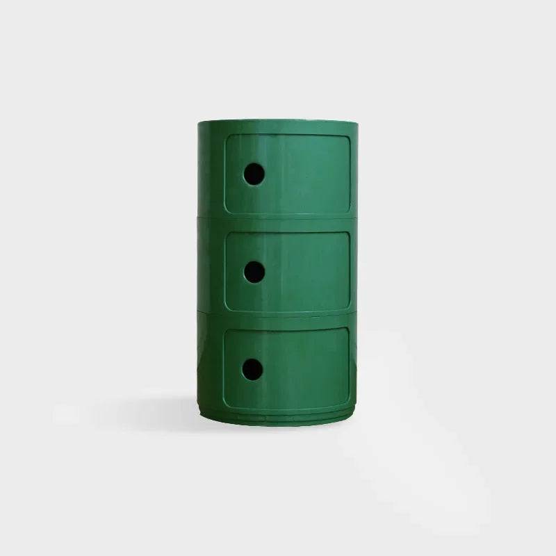 Round bedside table nordic plastic Bedside cabinet for bedroom small side end table nightstand Storage locker