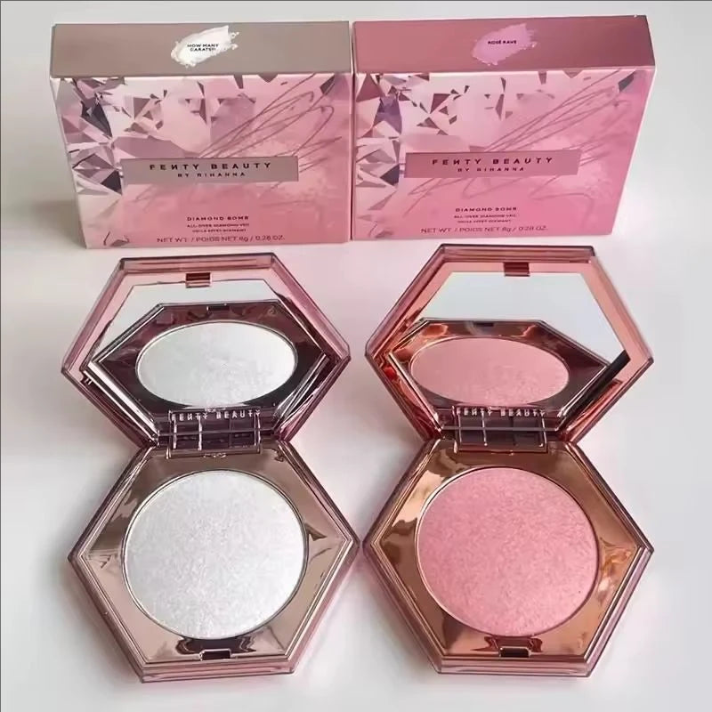 Fenty Beauty NEW Lipstick Loose Powder Enduring Freestyle Highlighter 3D Diamond Lluminator Palette Face Shimmering cosmetics