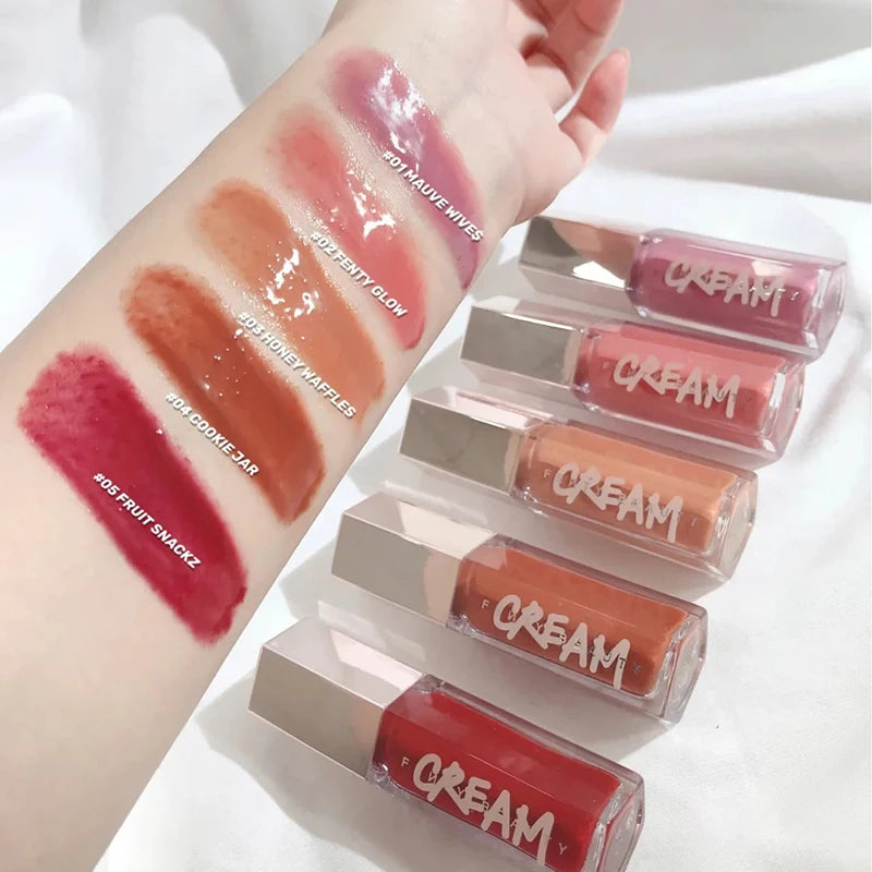 enty Hot Gloss Bomb Cream – High Shine Lip Plumper (Riri Hot Cherry)