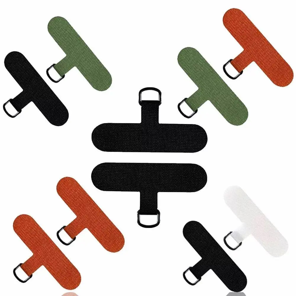 3/5pcs Phone T-shaped Strap Plates - Braid Lanyard Accessories for iPhone 12/13/14/15 & Xiaomi Cases, Weave Card