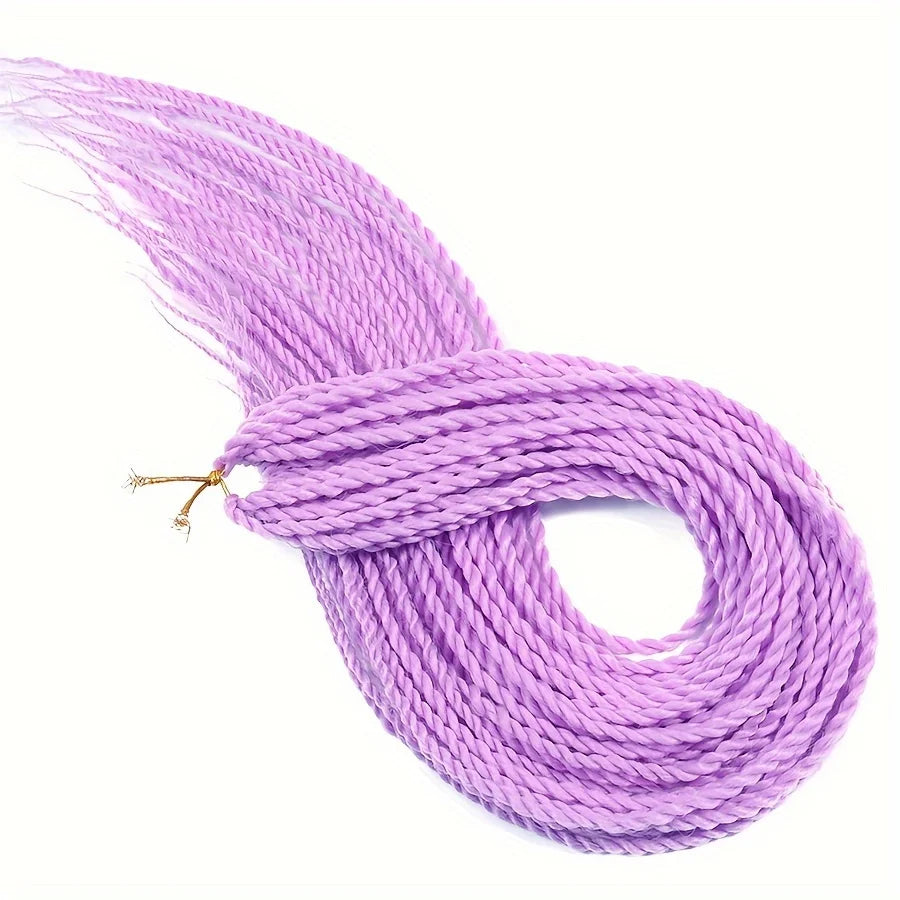 Senegalese Twist Hair Crochet Braided 24inch Synthetic Dreadlocks Crochet Hair Braids 30 Roots/Pack Senegalese Twist Box Braids