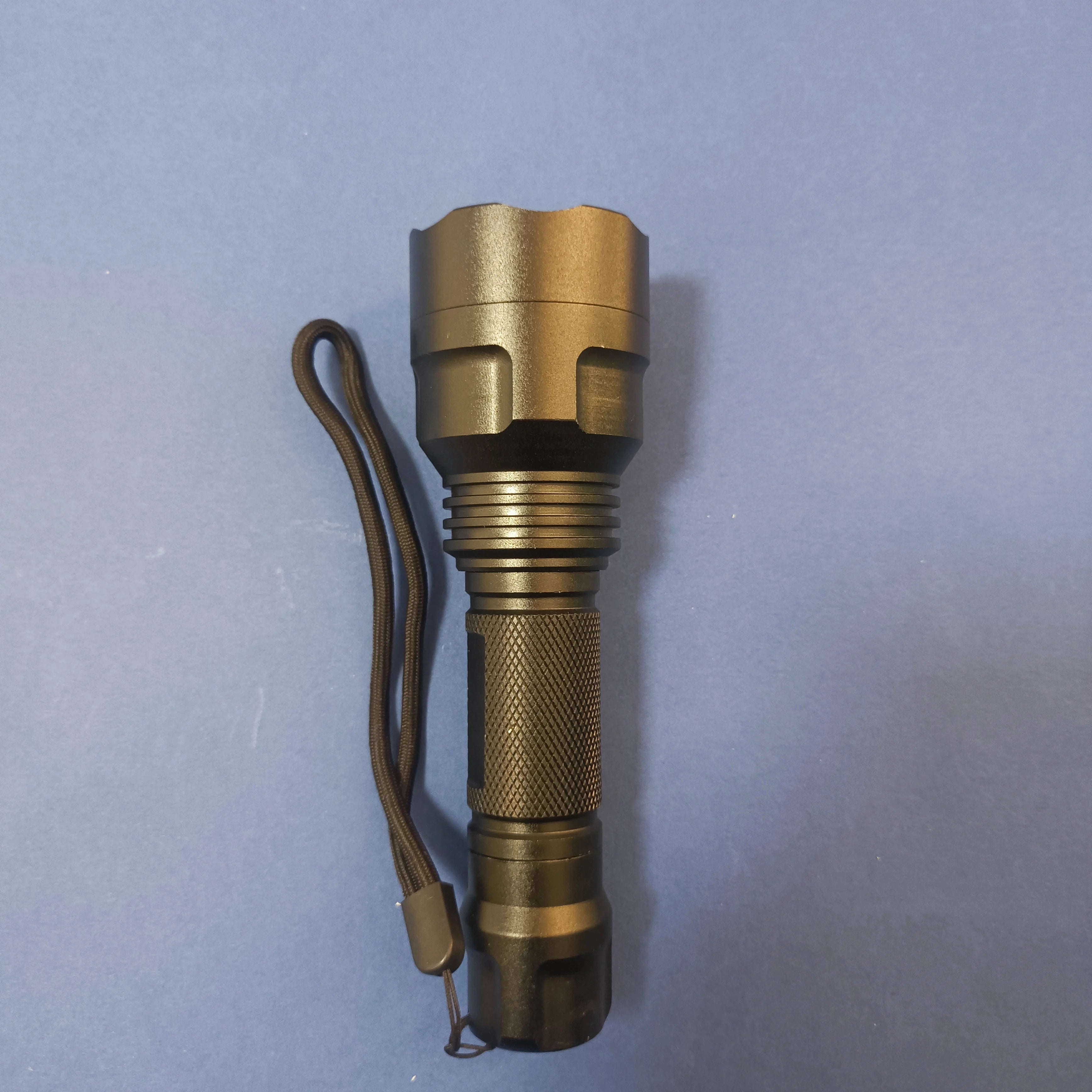 [Clearance Sale] USB Rechargeable Strong Power Flashlight Outdoor Waterproof Tactical Lantern Rotatable Lamp Emergency Light