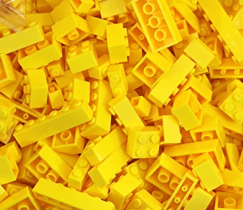 125/250g DIY Building Blocks Bulk Lot Pack Sorte Thick Bricks Block Plate Toys Small Particles Bulk Fit Legoeds Gift for Kids