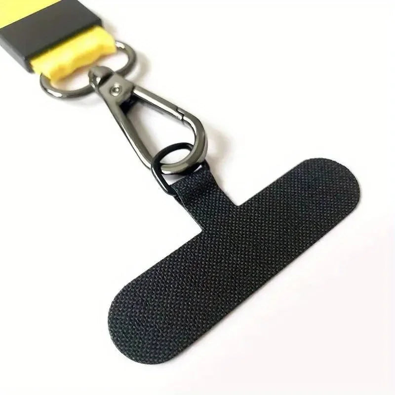 3/5pcs Phone T-shaped Strap Plates - Braid Lanyard Accessories for iPhone 12/13/14/15 & Xiaomi Cases, Weave Card