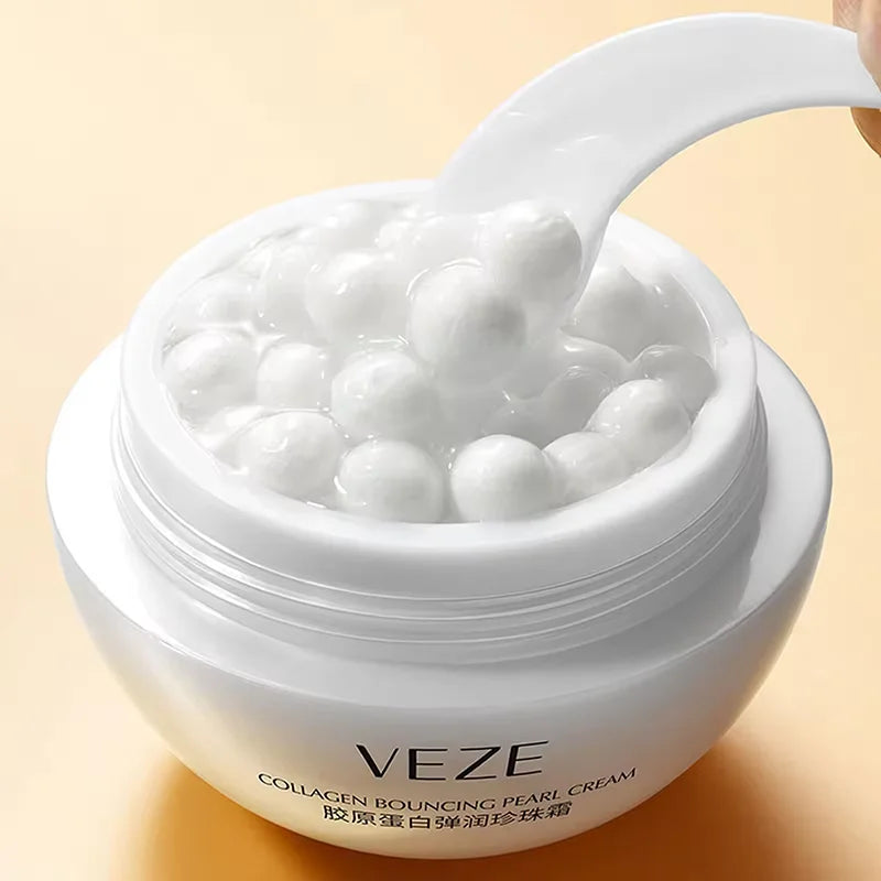Anti-Wrinkle Face Cream Collagen Pearl Firming Lift Fade Fine Lines Caviar Moisturizing Smooth Brighten Korean Skin Care Product