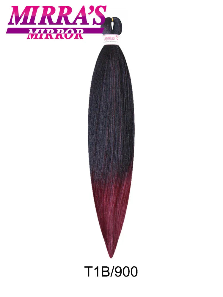 Synthetic Pre Stretched Braiding Hair Easy To Make Senegalese Box Braid Natural Soft Hair Bundles Blue Red Yellow Pink Braids