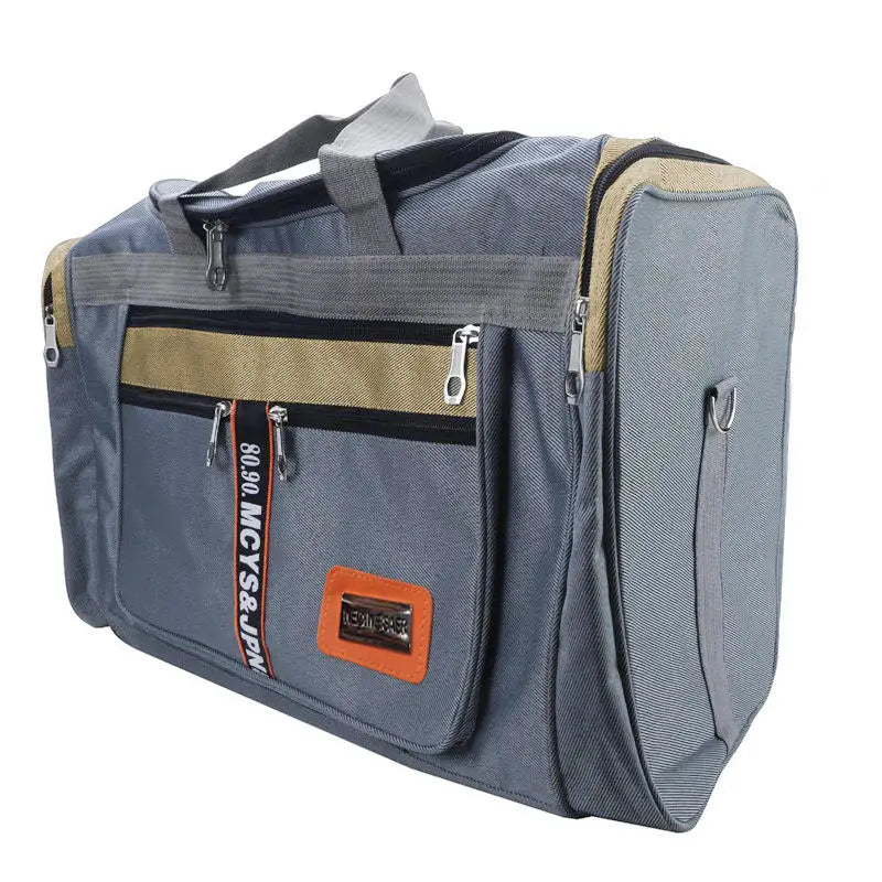 Travel Bag Large Capacity Handbag Portable Outdoor Carry Luggage Convenient Practical Male's Weekend Duffle Bags Random Letters