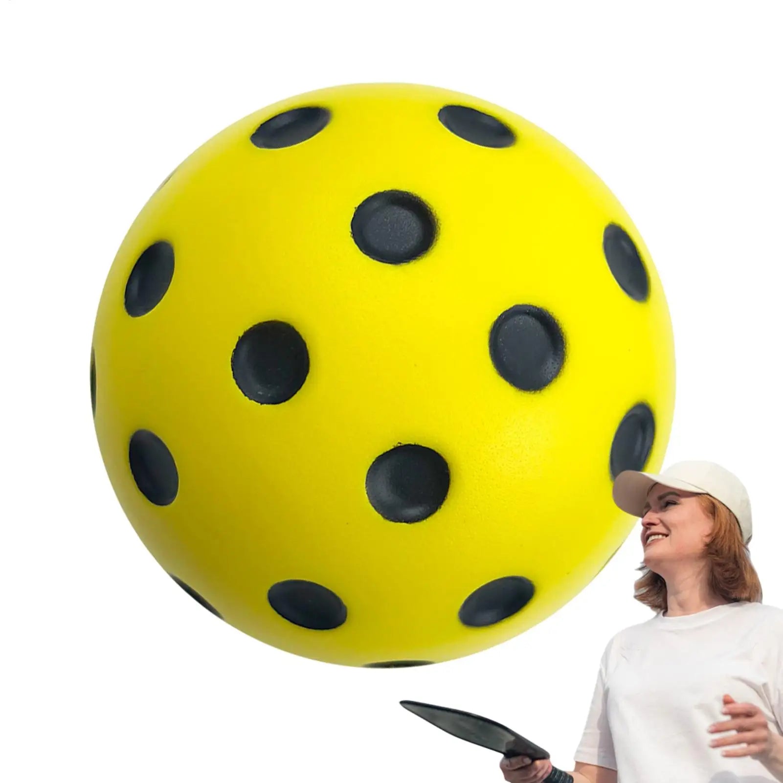 Foam Pickleball Practice Balls — Quiet, Safe & Durable (PU Foam, 2.9")