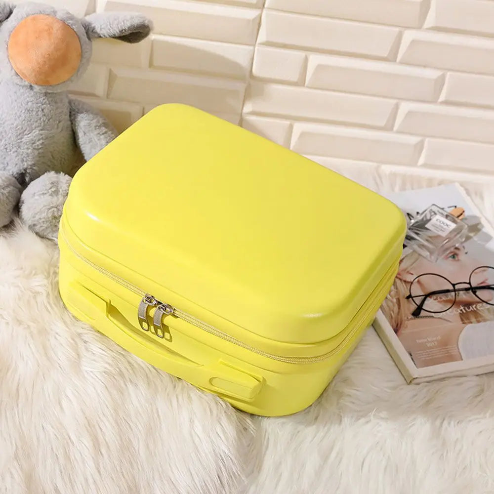 14 Inches Mini Women Carry On Suitcase Short Trip Travel Luggage Make Up Travel Bags
