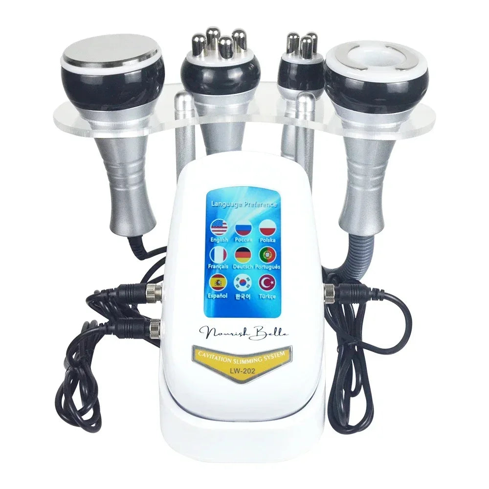 40K 4IN1 Cavitation  Body Slimming Machine Beauty   Massager Skin Tighten Face Lifting Vacuum Suction With Gel （Fast Shipping）