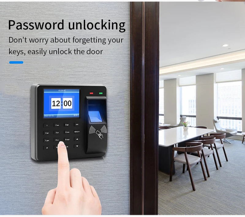 Asia-Teco M10H Fingerprint Time & Access Terminal (2.4" TFT)