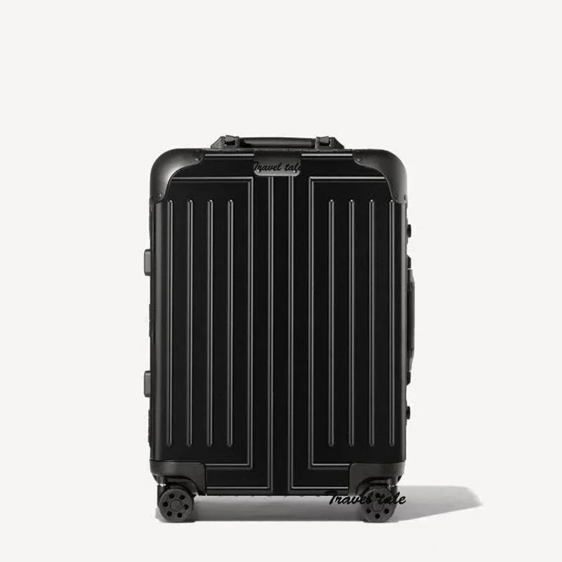 Carrylove 20"26"30 Inch Big Aluminum Trolley Suitcase Trunk Metallic Large Rolling Luggage Bag On Wheels