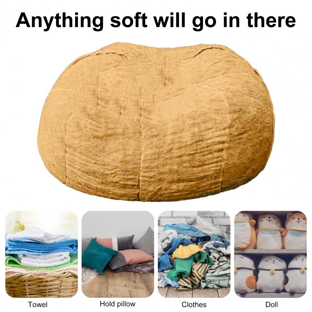 2022 New Bean Bag Sofa Bed Pouf No Filling Stuffed Giant Beanbag Relax Lounge Chair Tatami Futon Floor Seat Furniture