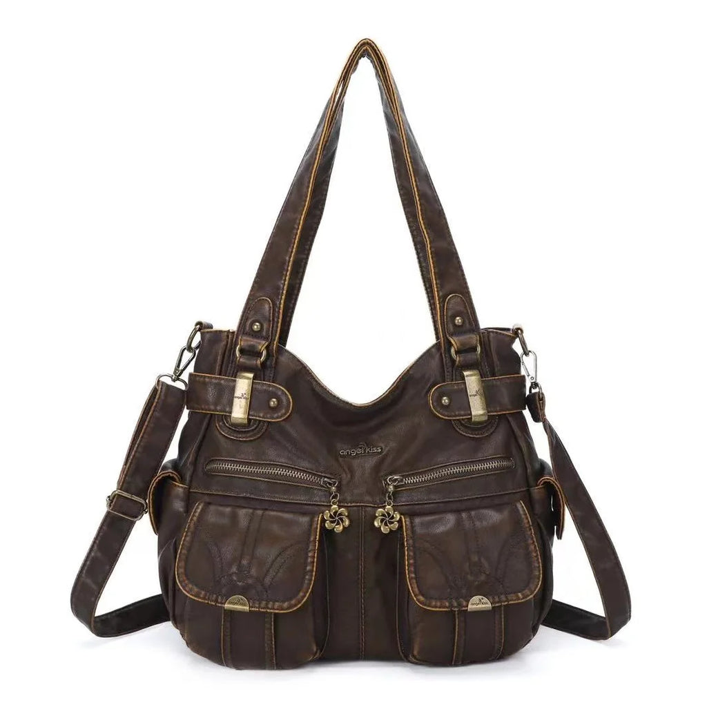 Women Handbags Top-handle Shoulder Bag Large Multifunctional Bag Washable PU 13”x17” Casual Bags Shopper Bags Large