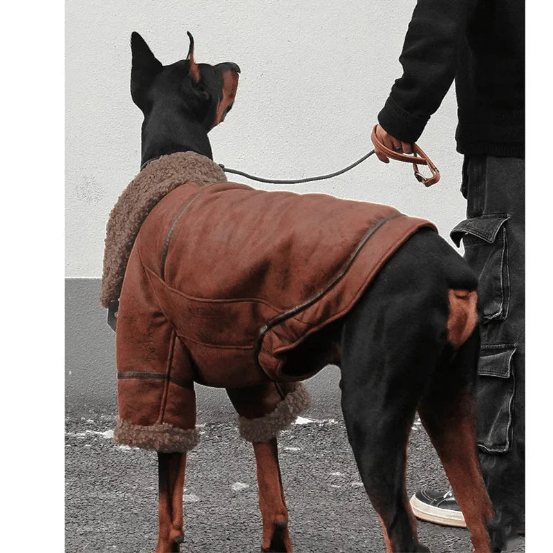 Big Dog Clothes Winter Large Dog Coat Jacket Samoyed Husky Border Collie Labrador Golden Retriever Weimaraner Clothing Apparel