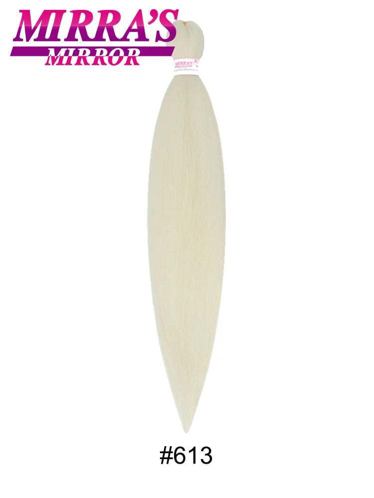 Synthetic Pre Stretched Braiding Hair Easy To Make Senegalese Box Braid Natural Soft Hair Bundles Blue Red Yellow Pink Braids