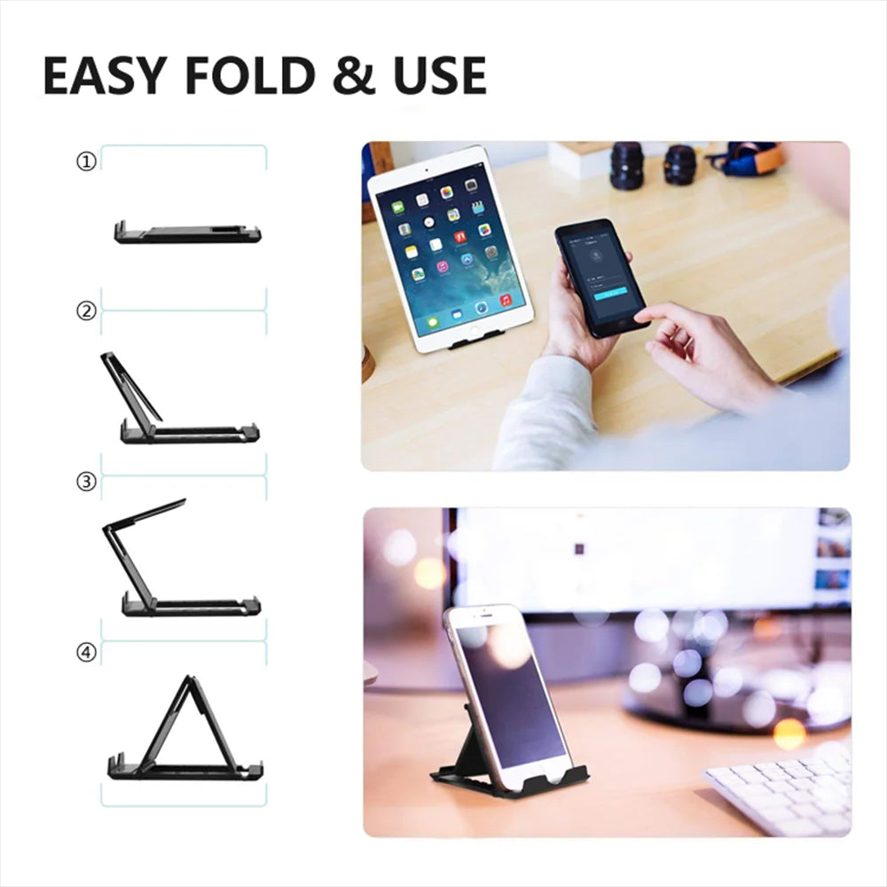 Table Phone Holder Bracket  Adjustable Desktop Stand For Ipad IPhone Samsung Xiaomi Huawei Folding Universal Mobile Phone Stand