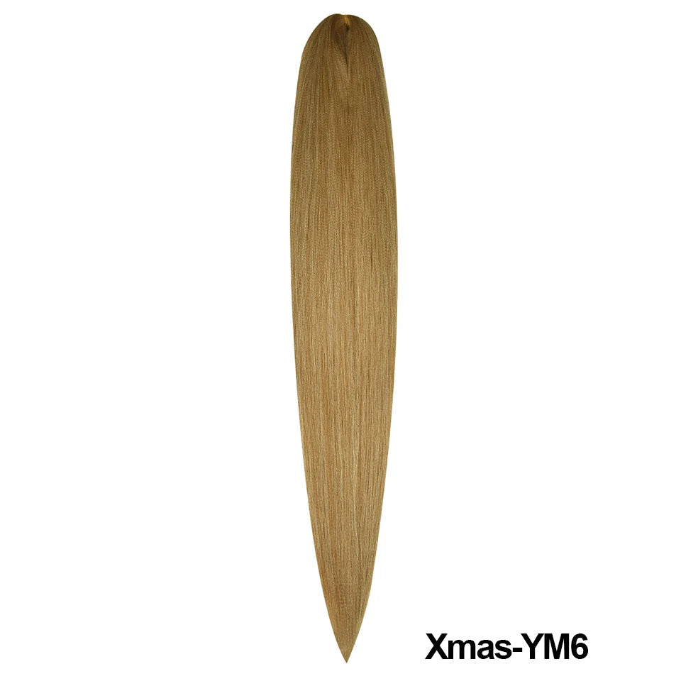 Miss Rola Synthetic New Christmas Colors Kanekalon HairJumbo Braid Yaki Straight Hair Extension Twist Braid Bulk Wholesale