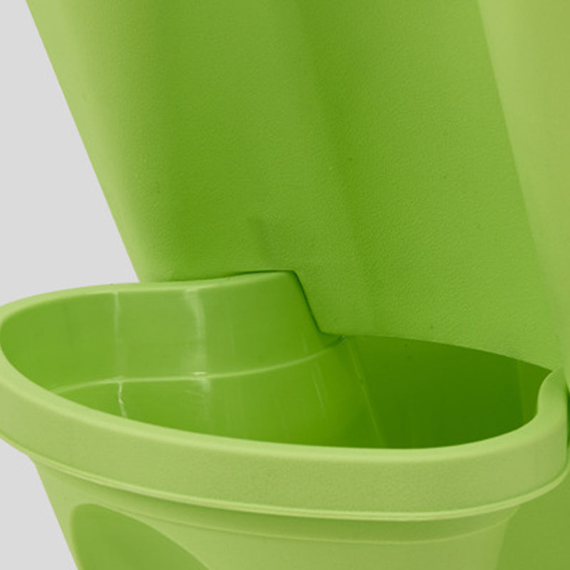 MOONBIFFY Stackable Multi-Tier Flower Pot with Wheels