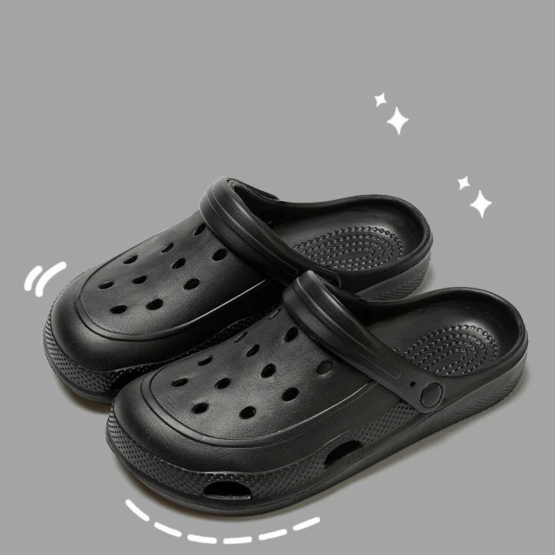 Women Home Slippers Men's Sandals Summer Garden Clogs Shoes Man Beach Slipper Outdoor Waterproof Soft Slides Casual Anti Slip