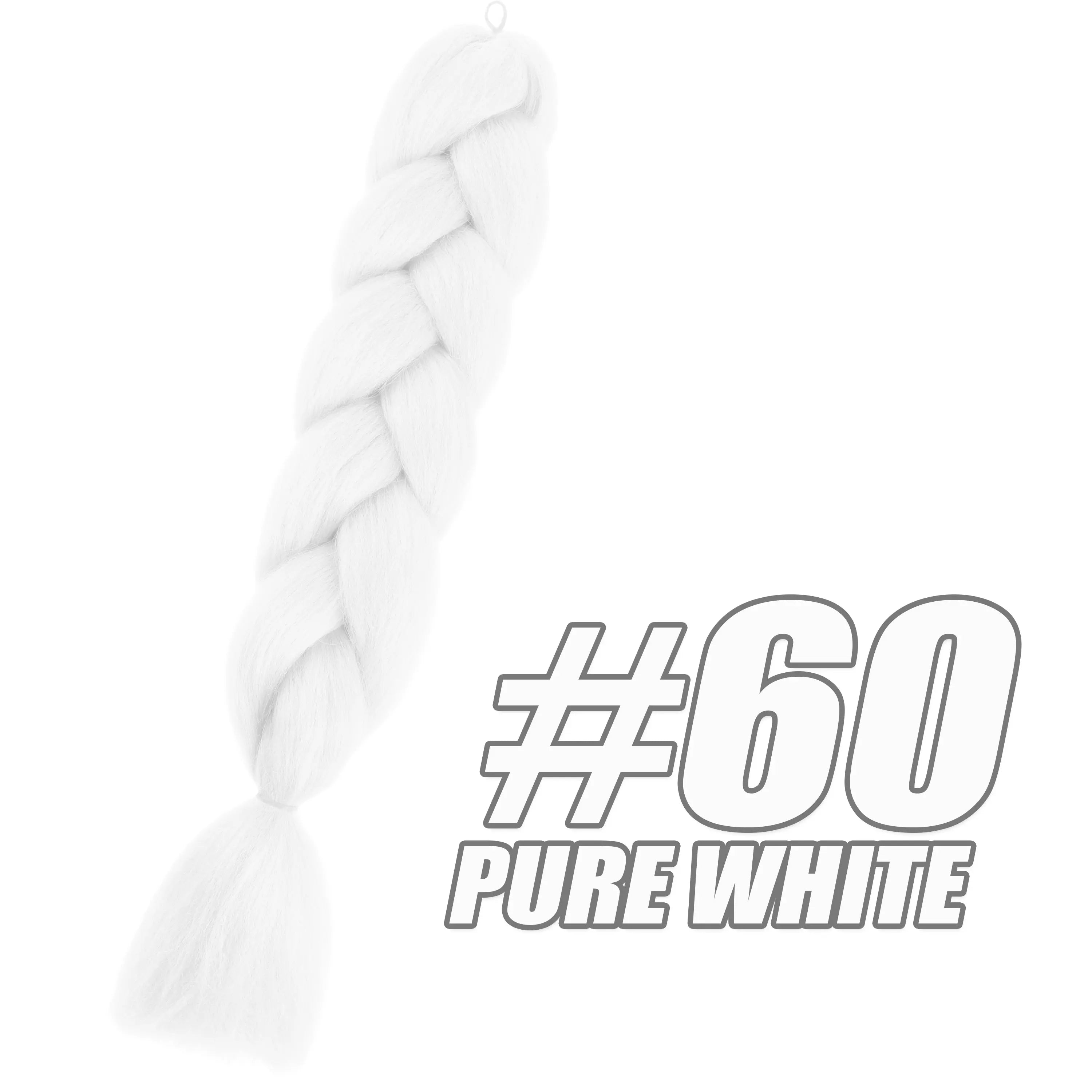 Synthetic Kanekalon Crochet Hair Braiding Hair Pre Stretched Curly Jumbo Braids Extensions Hair Accessories For Girls Braids