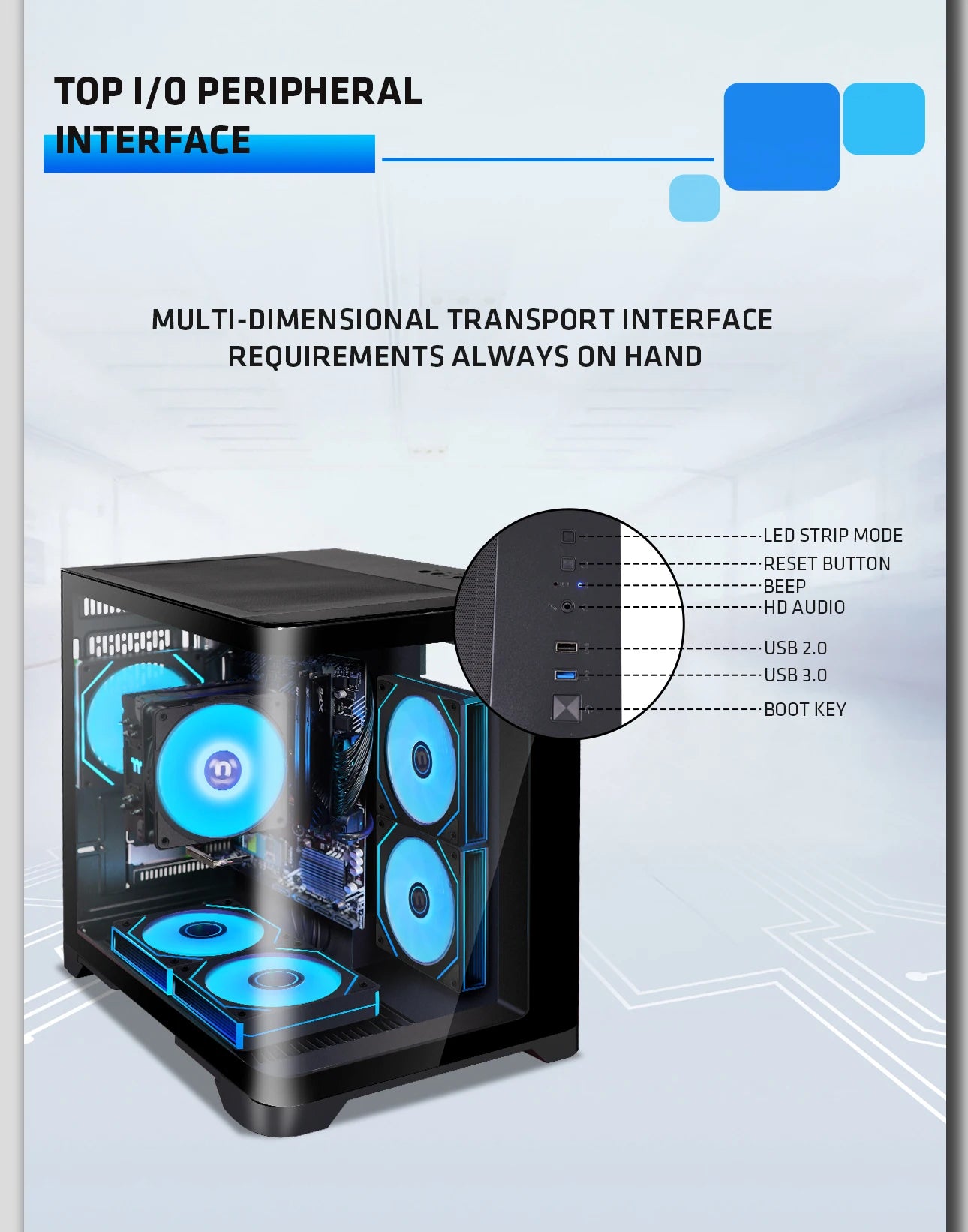 YEAH MAGIC Gaming Desktop — AMD Ryzen 5 5600GT, 16GB DDR4, 1TB NVMe SSD, ARGB 7-Fan Cooling, Windows 11 Home