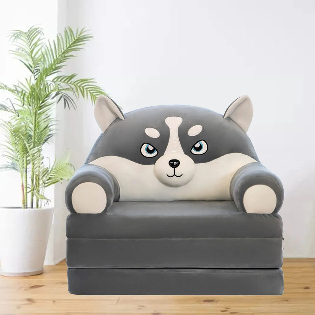 Children'S Two-In-One Multi-Layer Folding Sofa Plush Cartoon Sofa Kindergarten Baby Chair Multi-Functional Children'S Cushion