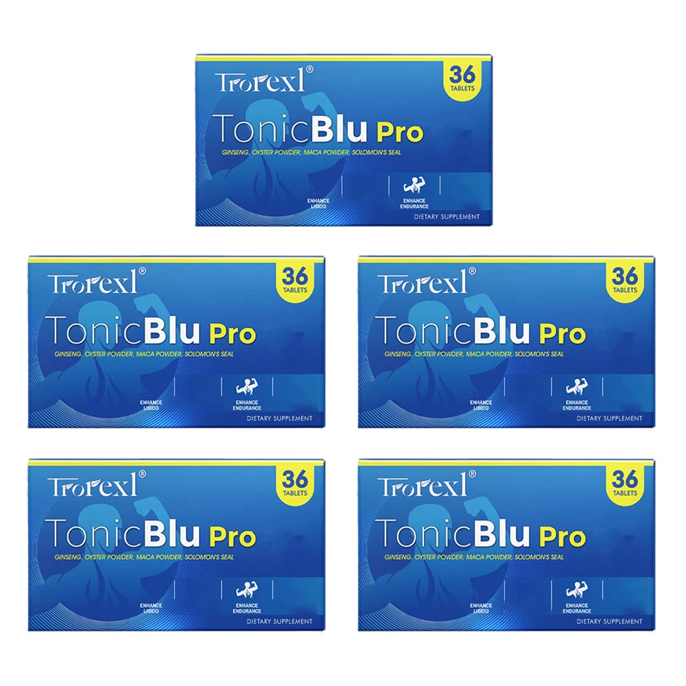 HABUMAMA Trorexl-TonicBlu Pro – High-Purity Blue Pills for Natural Male Endurance & Vitality (36 Count)