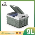 Alpicool NL9 9L Portable Refrigerator 12V/24V Small Car Fridge 100V~240V AC Electric Cooler Plug in Mini Freezer for Camping