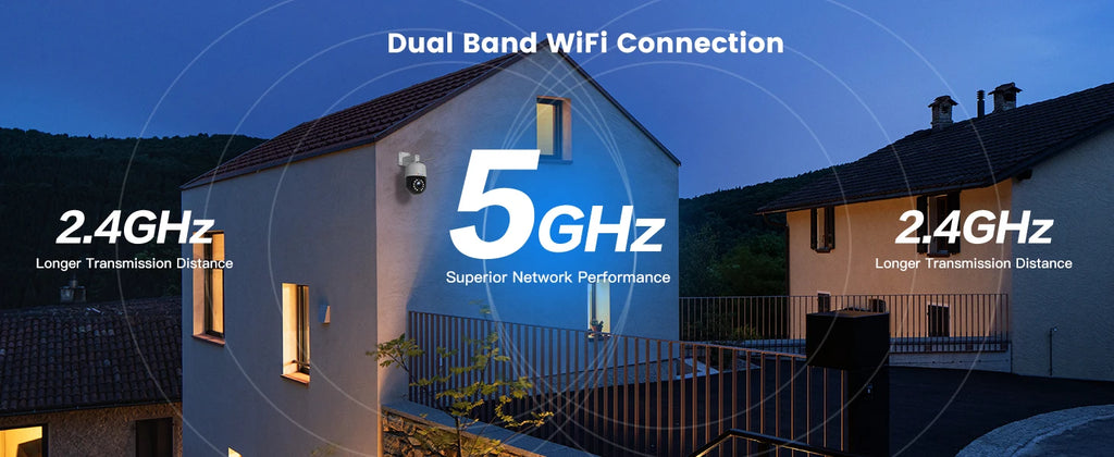 Ctronics Real 4K 8MP Surveillance Camera WiFi 5G Outdoor 360 16X 5X Optical Zoom Security Camera UHD Night Vision Auto Tracking