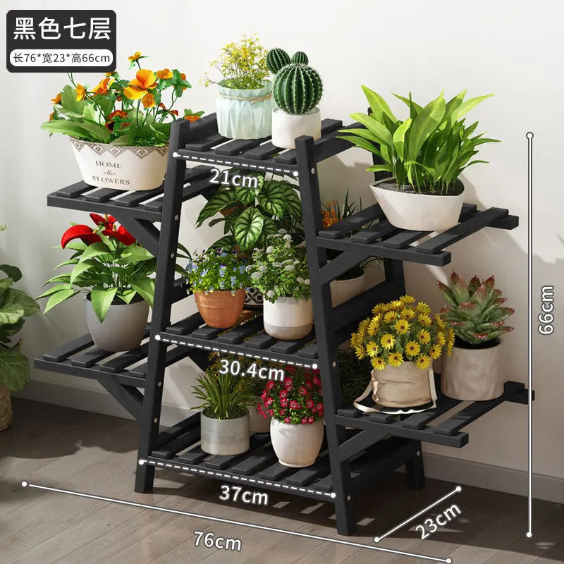 Floor-standing Rack Multi-layer Balcony Flower Rack Living Room Plant Rack Flower Pot Rack Climbing Flower Rack Succulent Plant