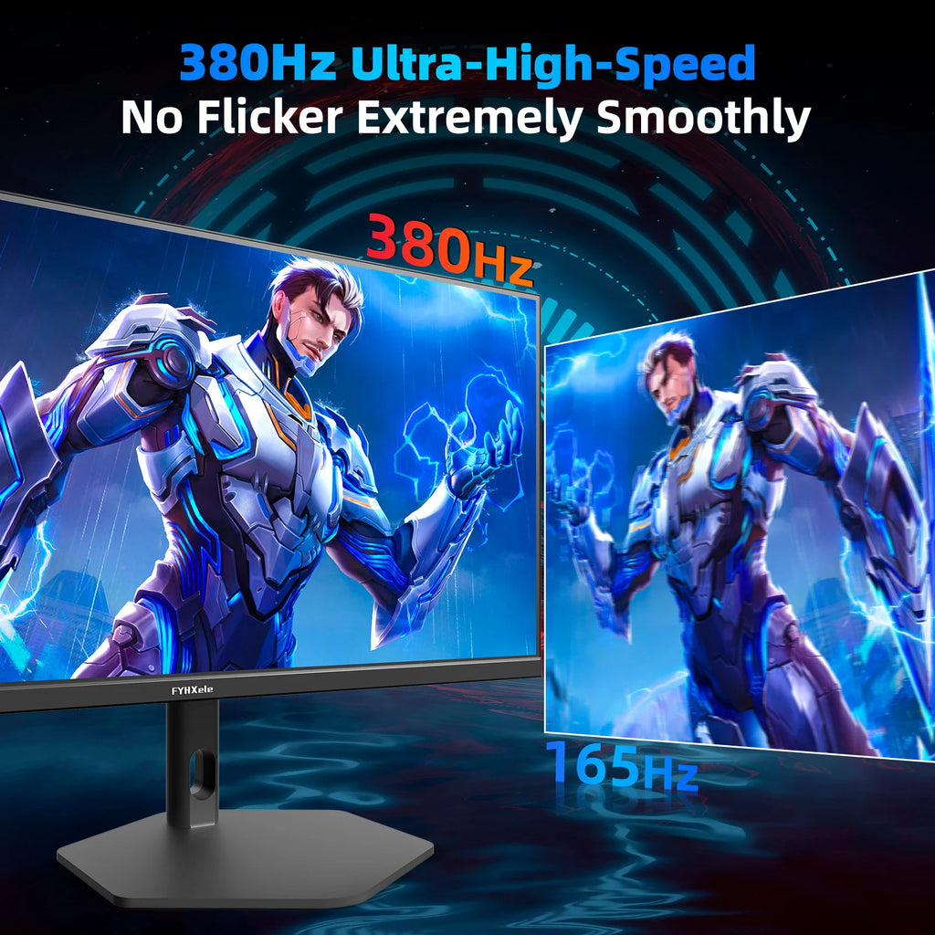 FYHXele 27" 1080p Fast IPS Esports Monitor — 380Hz* | 0.5ms GTG | FreeSync | HDR | Pivot Stand