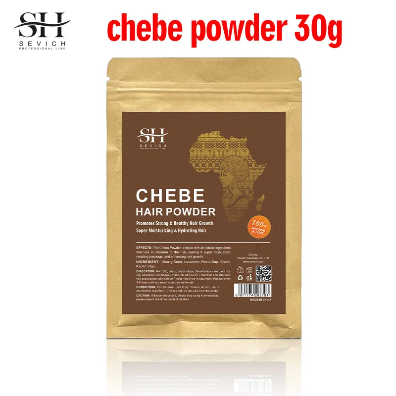 Africa Chad 100% Chebe Powder Women Traction Alopecia Treatment Oil Natural Crazy Hair Regrowth Anti Hair Break Get Rid Of Wig