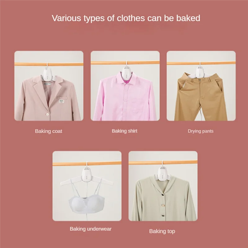 Foldable Dryer Clothes Rack Portable Dryer Clothes Hangers Laundry Electric Dryer Machine For Dormitory Home US Plug