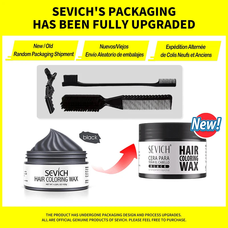 Temporary Hair Color Wax Kit for Men Women Kid Daily Party Cosplay DIY Washable Instant Hair Dye Cream Blue Purple Red Green